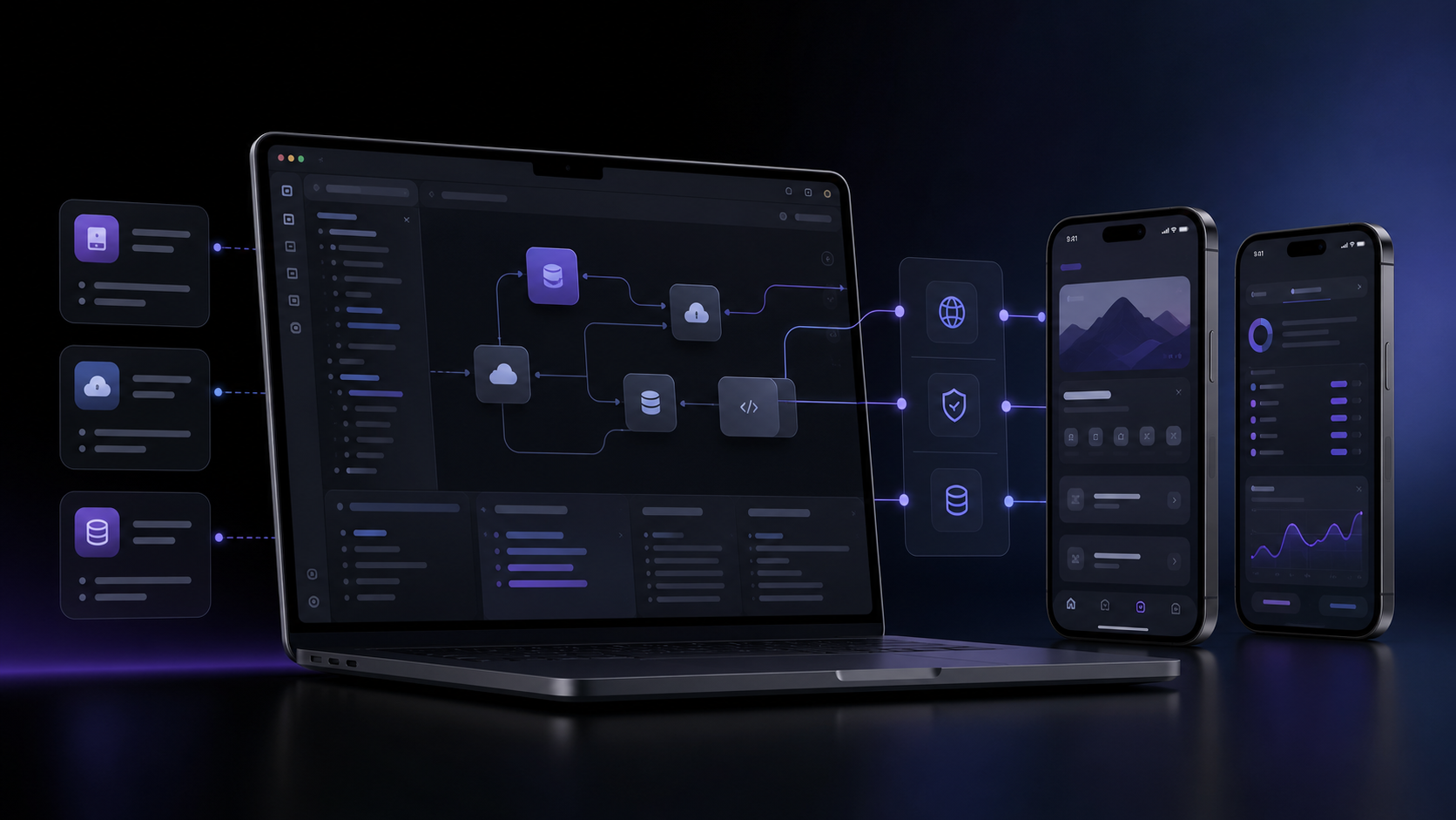 AI receptionist platform architecture visual